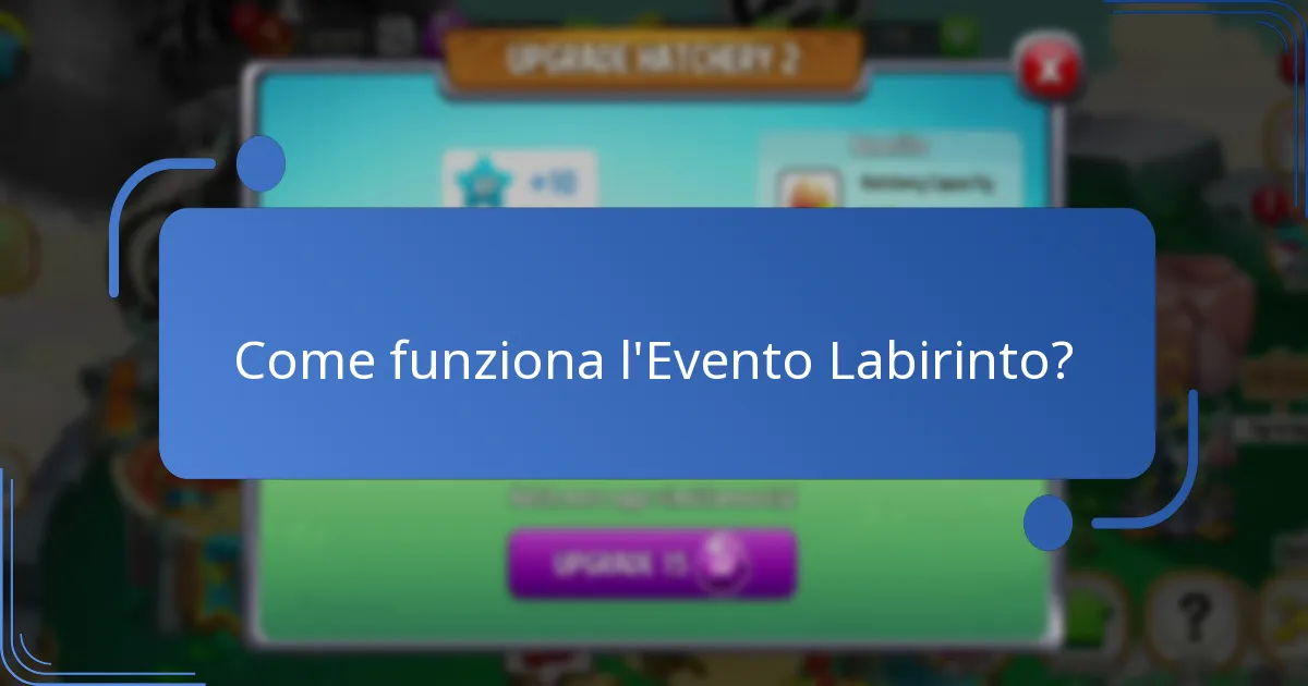Quali ricompense speciali sono disponibili durante l’Evento Labirinto?