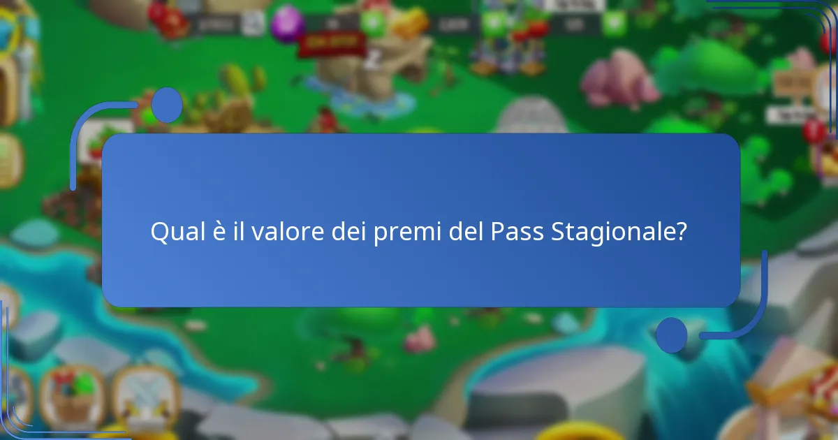 Quali oggetti speciali sono inclusi nel Pass Stagionale?